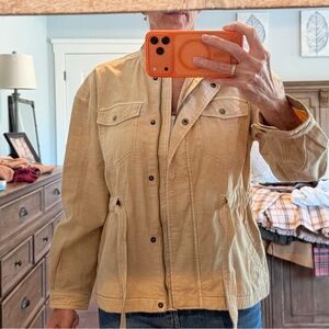 GAP Men's Beige Lightweight Shirt Jacket